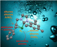 a catalyst based on nickel nanoparticles coordinated to donor-acceptor ligands